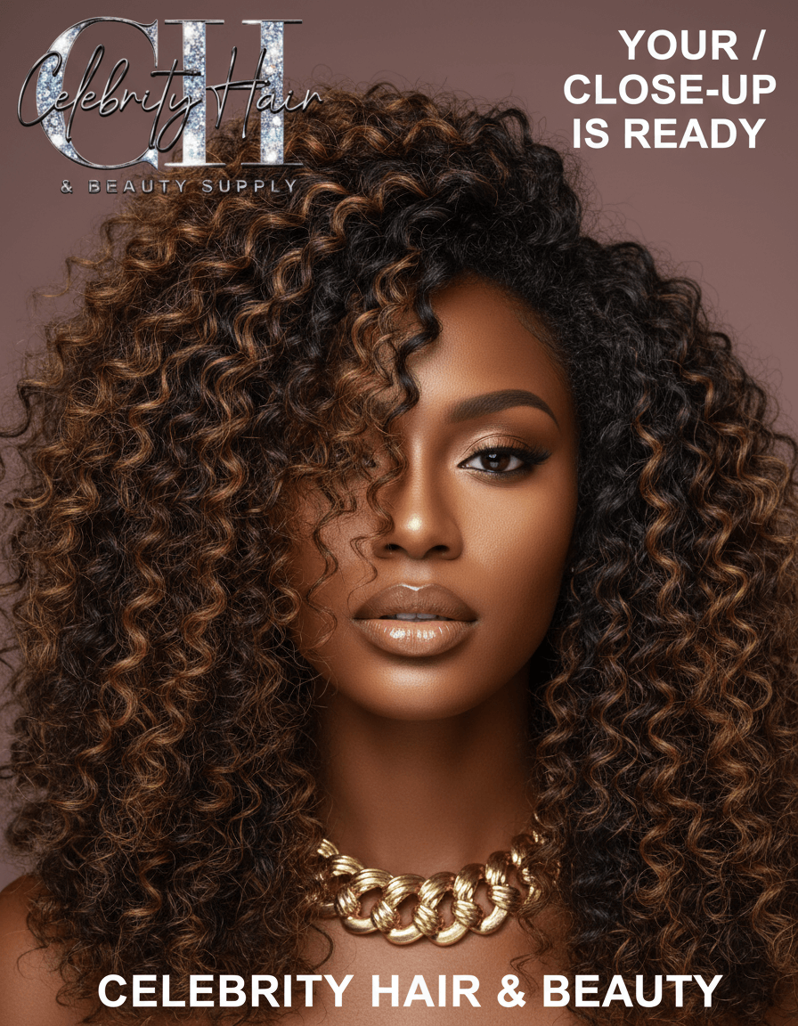 Premium Burmese Curly Hair Bundles With 1B27 Highlights.