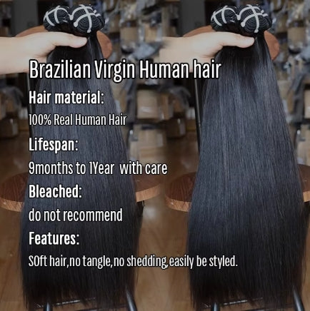 Straight Bundles Cambodian/Vietnamese/Brazilian Virgin Hair
