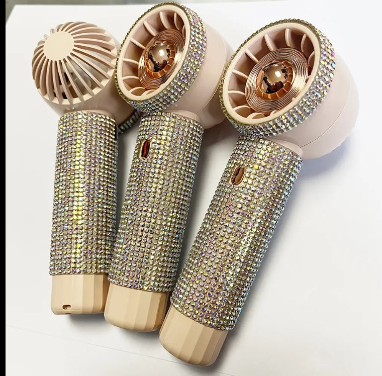 Diamond USB Mini Fan Air Conditioning Blower For Eyelash Extensions