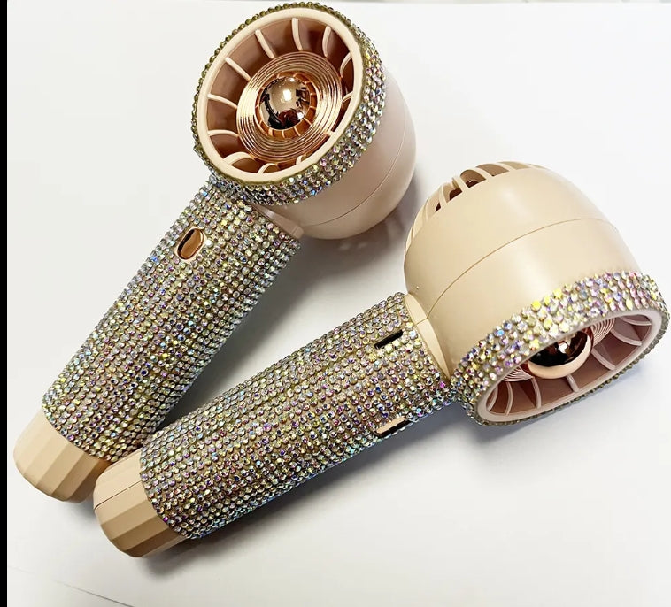 Diamond USB Mini Fan Air Conditioning Blower For Eyelash Extensions