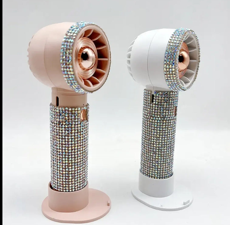 Diamond USB Mini Fan Air Conditioning Blower For Eyelash Extensions