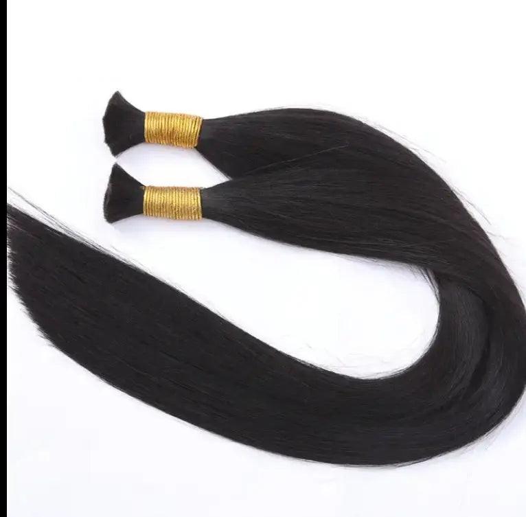 100% Human Hair Extensions and Indian Hair Bulk Extensions-10A.