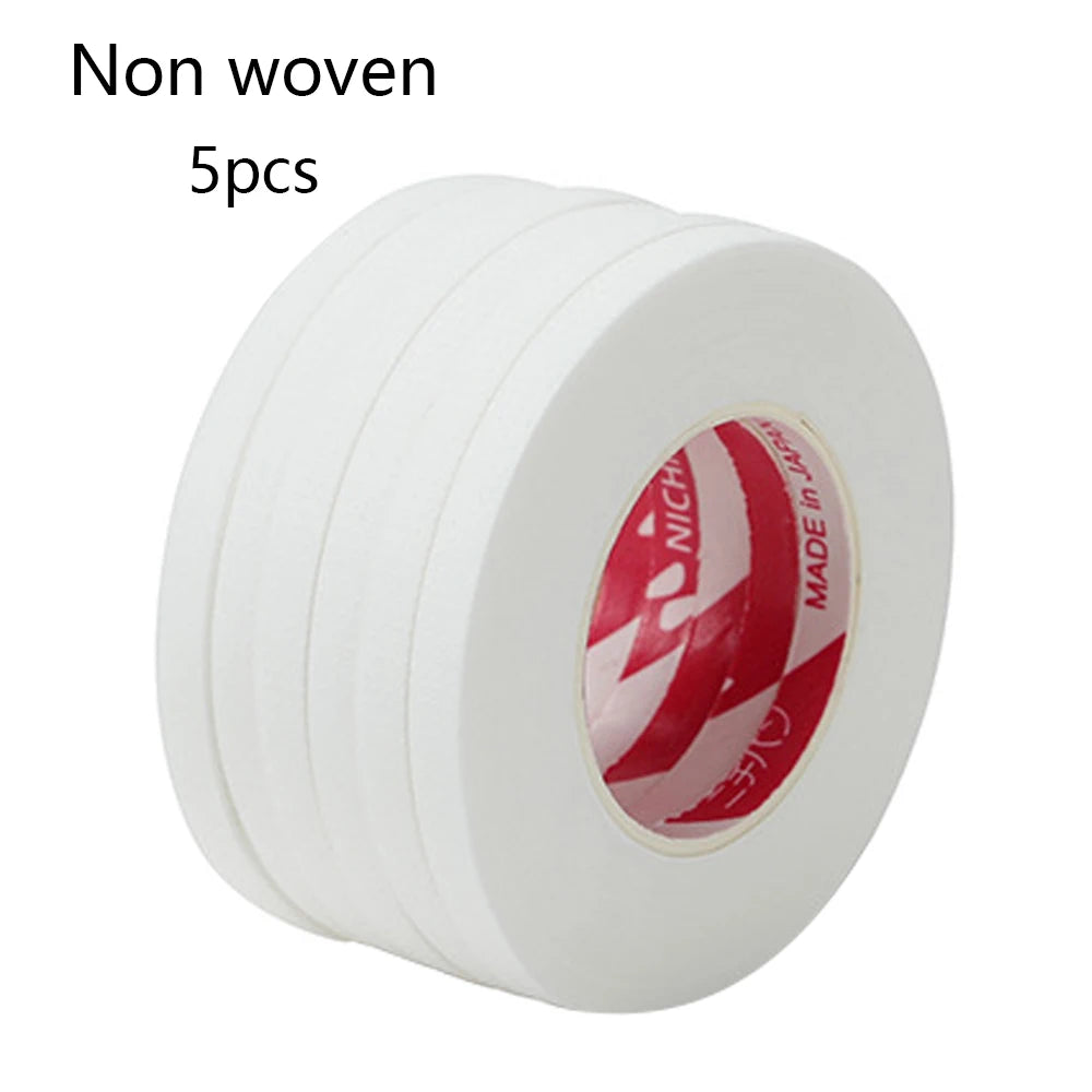 1/3/5 Rolls Eyelashes Extension Tape PE Adhesive Tools 5pcs Pure white