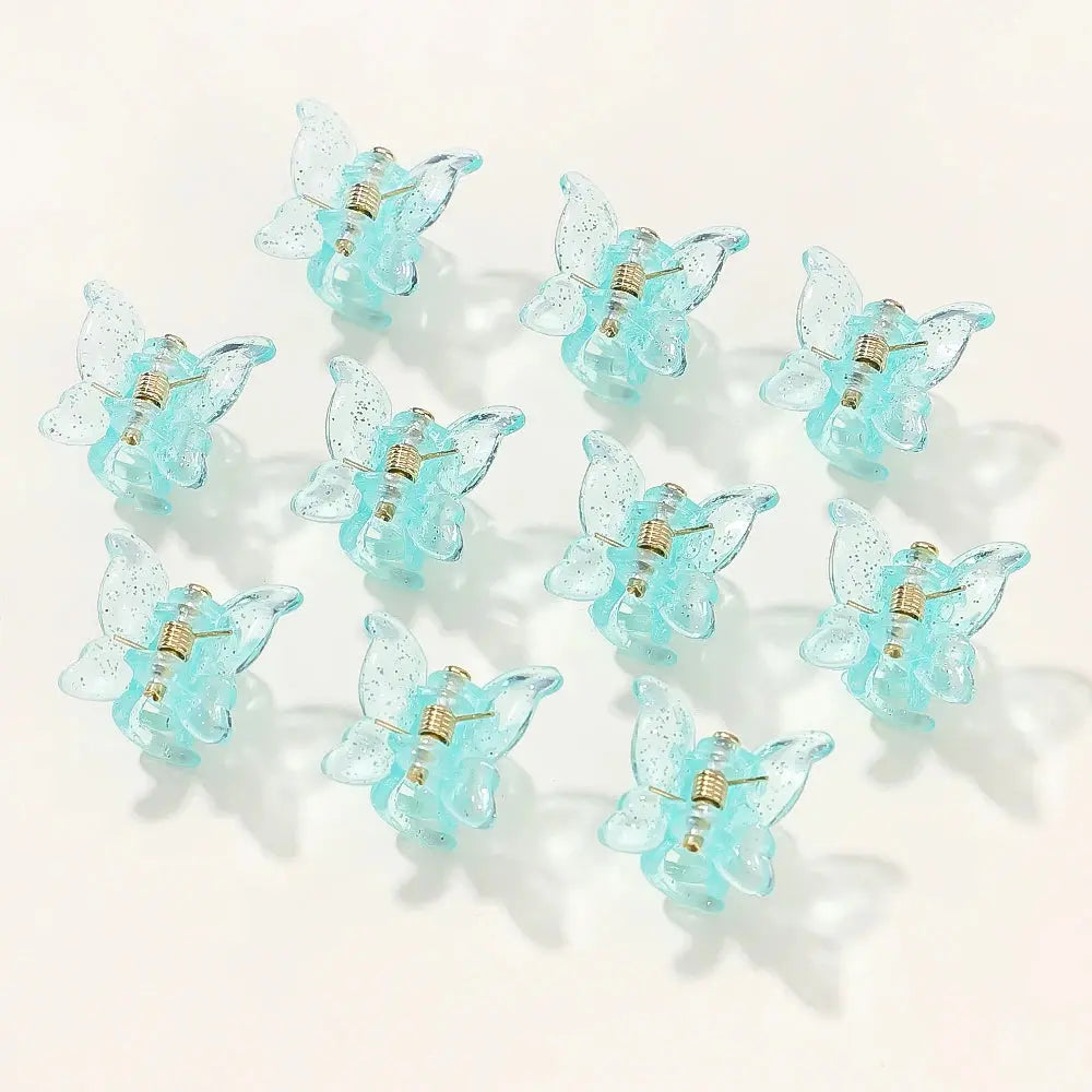 10/20/30Pcs New Colorful Butterfly Mini Hair Clip Accessories 3875-9 10pcs