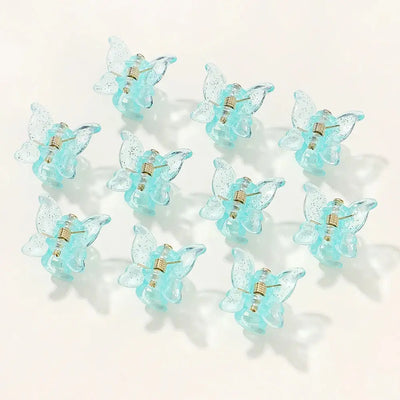 10/20/30Pcs New Colorful Butterfly Mini Hair Clip Accessories 3875-9 10pcs