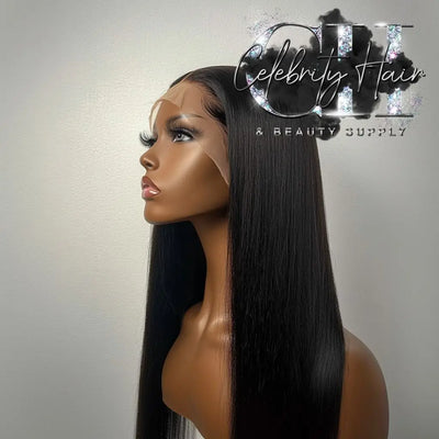 Raw Vietnamese Hair Straight Lace Front Wigs Human Hair, 13X4 Lace Wig- Pre-cut Glueless
