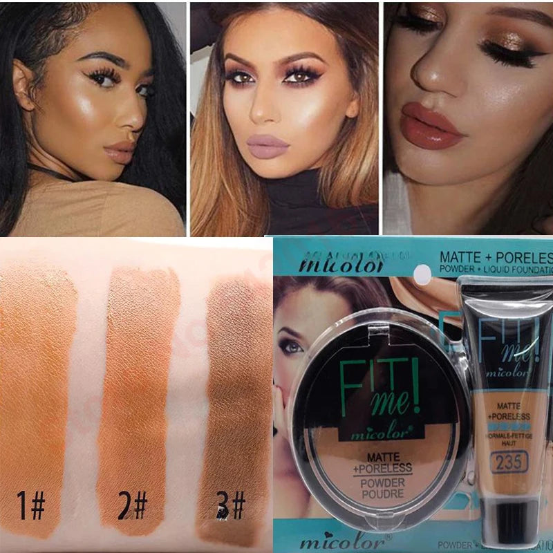 24ML Fit Me Foundation Make Up For Black Women Skin