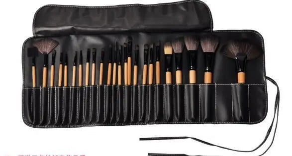 Gift Bag Of 24 Pcs Makeup Brush Sets Professional Cosmetics Brushes Eyebrow Powder Foundation Shadows Pinceaux Make Up Tools default