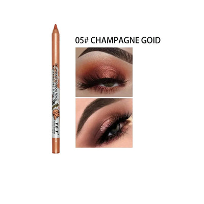 Colorful Long-lasting Eyeliner Pencil Waterproof Quick-dry No Blooming Blue Pink Eye Liner Pen Eyes Makeup Cosmetics Tools 5