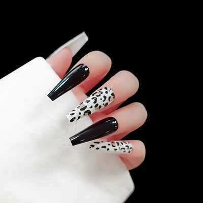 Long Ballet Nails With Flat And Pointed Water Droplets E