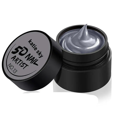 Painted Metal Painted Glue 5D Three-dimensional Nail Phototherapy Pull Line Nail Polish Glue 13 STYLE