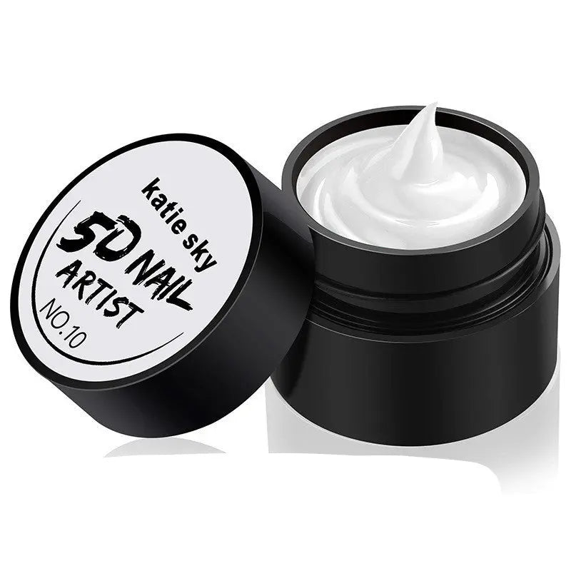 Painted Metal Painted Glue 5D Three-dimensional Nail Phototherapy Pull Line Nail Polish Glue 10 STYLE
