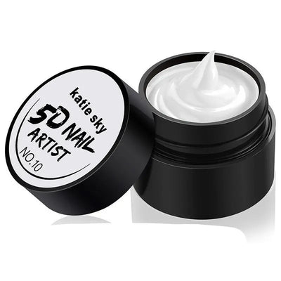 Painted Metal Painted Glue 5D Three-dimensional Nail Phototherapy Pull Line Nail Polish Glue 10 STYLE