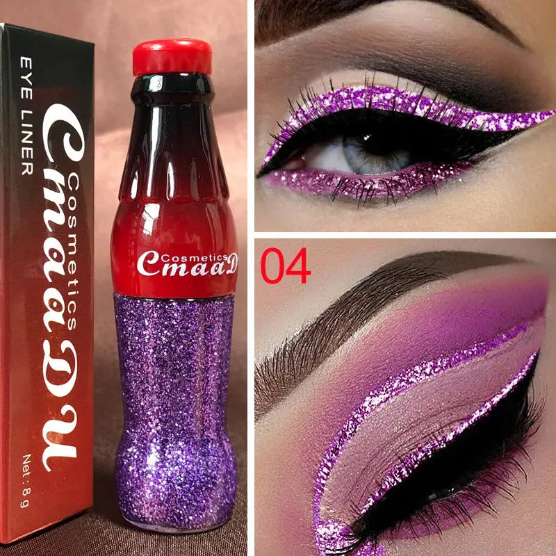 Glitter Liquid Eyeliner Waterproof Long Lasting Diamond Durable Shiny Sequins Eye Pencil 04