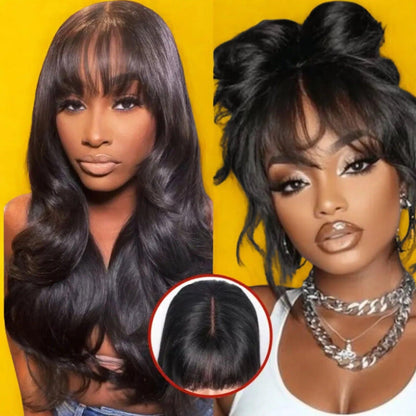 Layer Cut Wigs Put On Go Body Wave 13X5 Lace Front Wig.