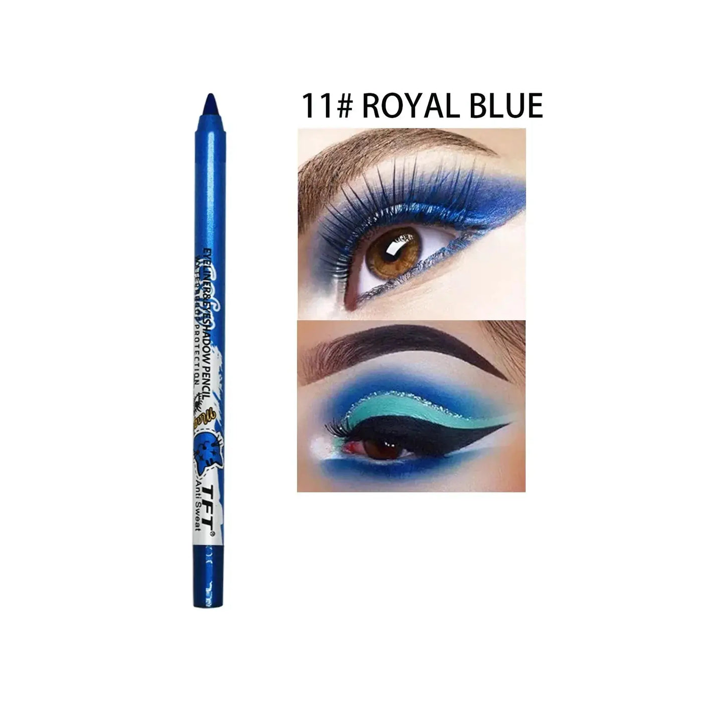 Colorful Long-lasting Eyeliner Pencil Waterproof Quick-dry No Blooming Blue Pink Eye Liner Pen Eyes Makeup Cosmetics Tools 11