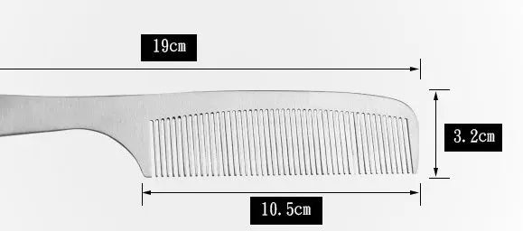 Stainless Steel Hair Salon Professional Hair Cutting Comb K2