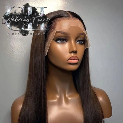 Megalook Brazilian Hair Deep Wave/ Body Wave / Straight Transparent Lace Front Human Hair 13X6 Straight