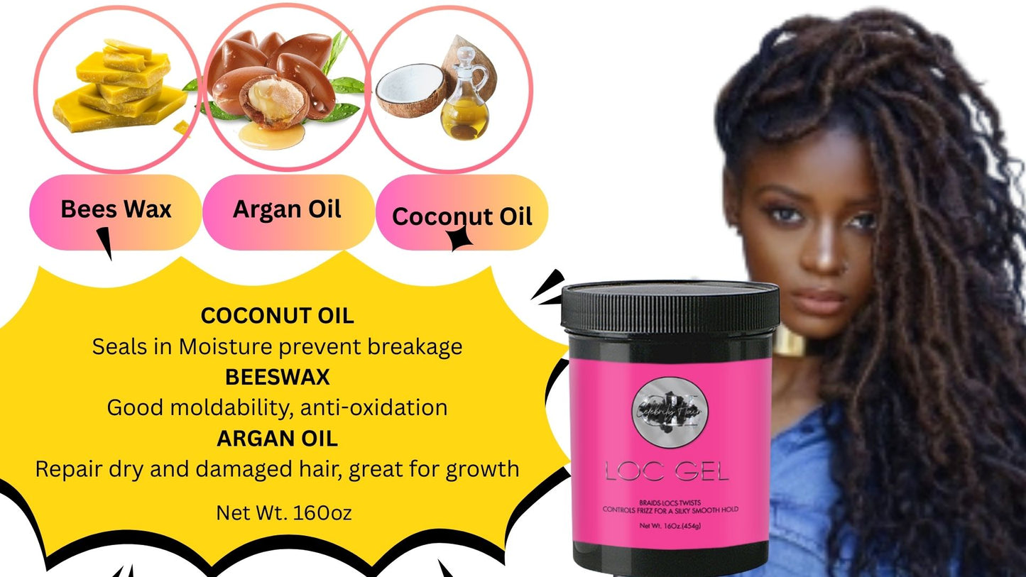Loc Gel for Perfect Locs and Style.