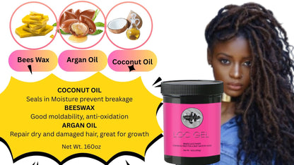 Loc Gel for Perfect Locs and Style.
