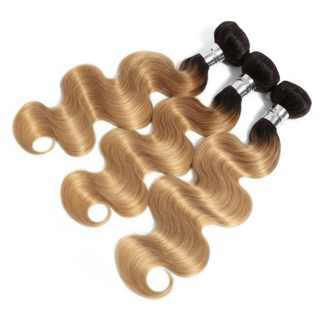 Ombre 1b to 27 Body Wave Premium Virgin Hair Bundles.