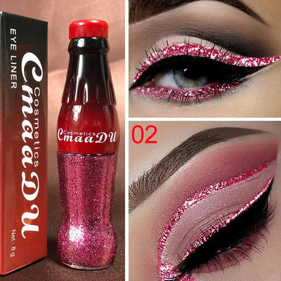 Glitter Liquid Eyeliner Waterproof Long Lasting Diamond Durable Shiny Sequins Eye Pencil 02