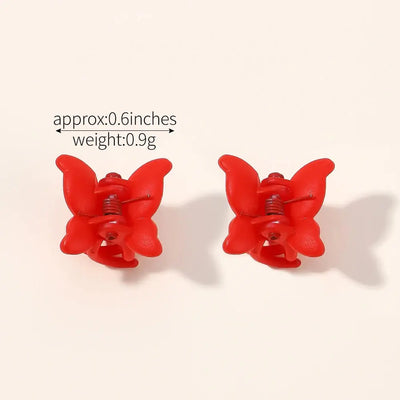10/20/30Pcs New Colorful Butterfly Mini Hair Clip Accessories