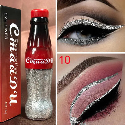Glitter Liquid Eyeliner Waterproof Long Lasting Diamond Durable Shiny Sequins Eye Pencil 10