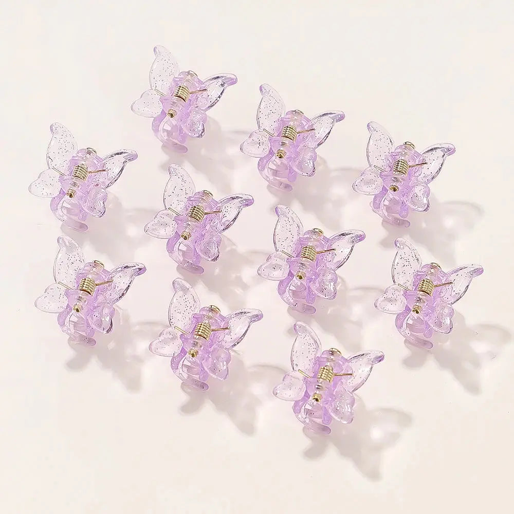 10/20/30Pcs New Colorful Butterfly Mini Hair Clip Accessories 3875-1 20pcs