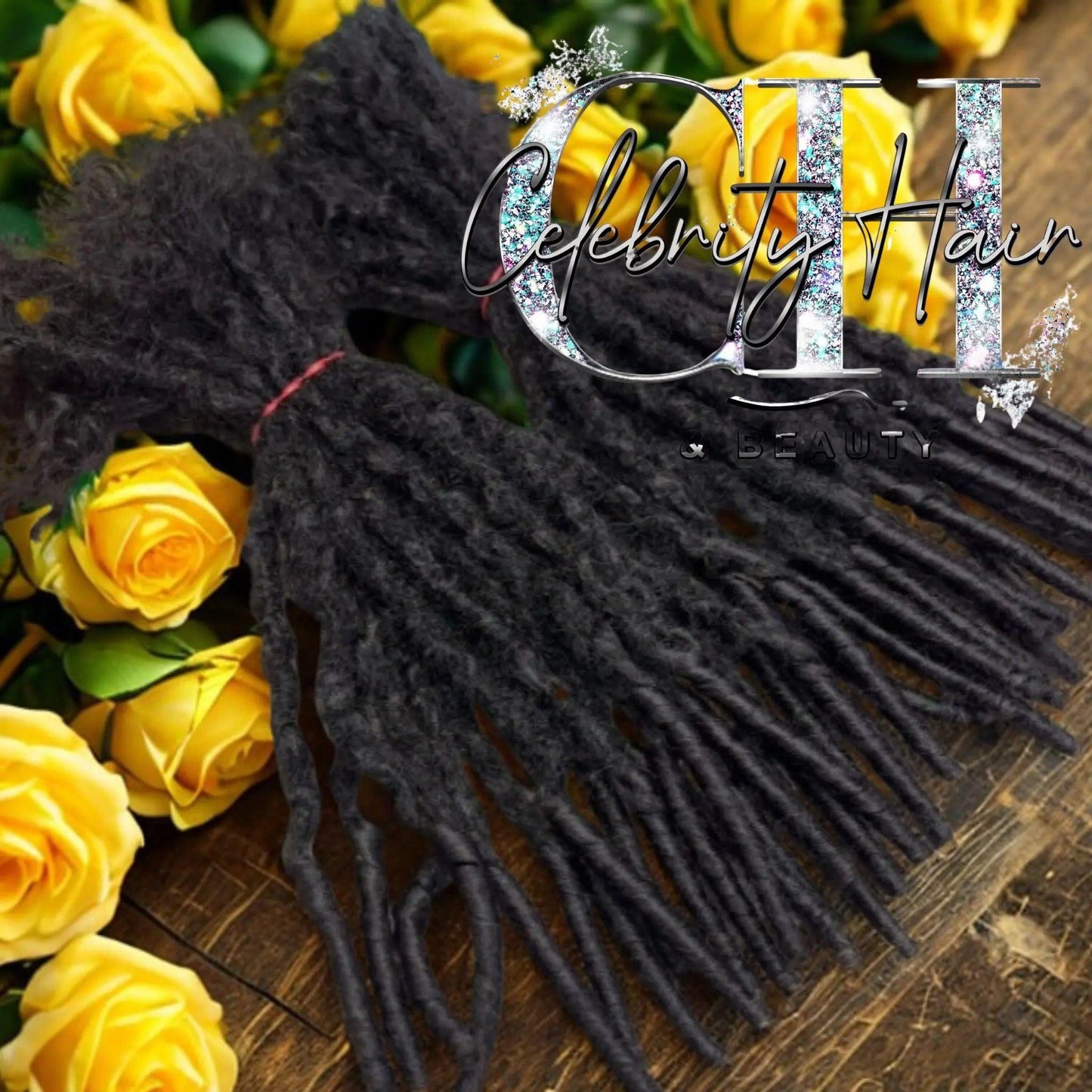 8-26 Inches Natural Black Soft Locs Extension Handmade Dreadlocks.
