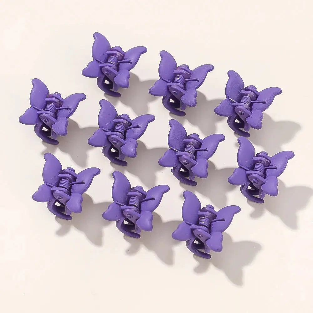 10/20/30Pcs New Colorful Butterfly Mini Hair Clip Accessories 3875-23 20pcs