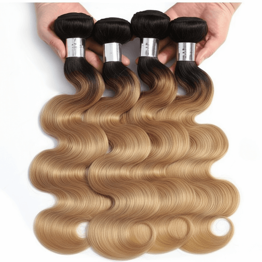 Ombre 1b to 27 Body Wave Premium Virgin Hair Bundles.