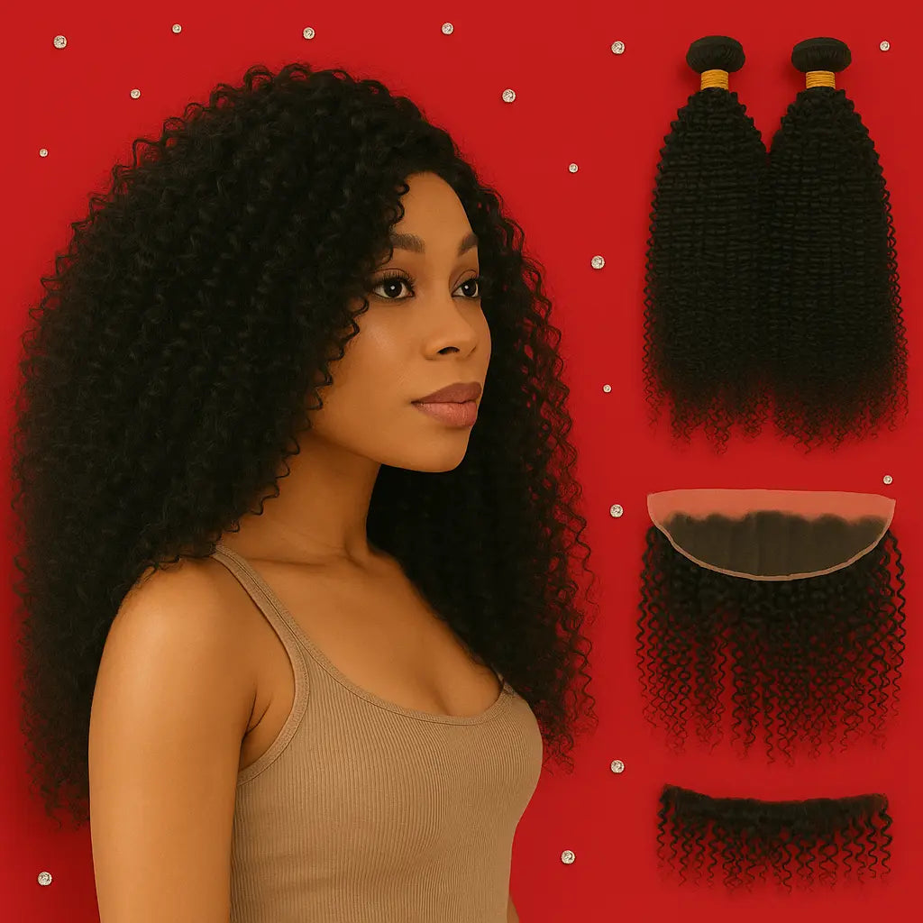 Kinky Curly Tight Raw Vietnamese Virgin Bundles.