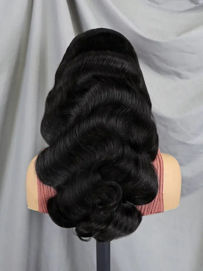 210% Density Body Wave Curly Human Hair Hd Lace Wigs 30"