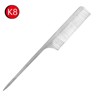 Stainless Steel Hair Salon Professional Hair Cutting Comb K8