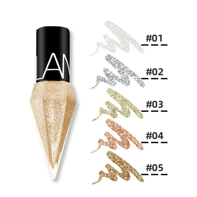 Sweat-proof Eyeliner 5-color Liquid Eye Shadow Maquillage Professional Makeup Tools Celebrity Hair & Beauty