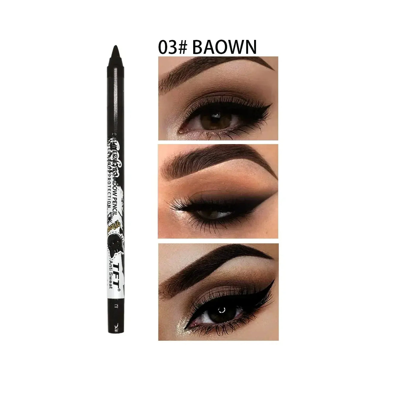 Colorful Long-lasting Eyeliner Pencil Waterproof Quick-dry No Blooming Blue Pink Eye Liner Pen Eyes Makeup Cosmetics Tools 3