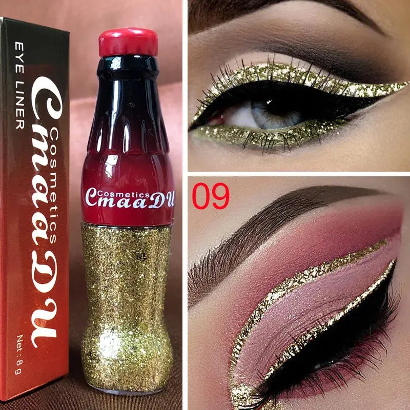 Glitter Liquid Eyeliner Waterproof Long Lasting Diamond Durable Shiny Sequins Eye Pencil 09