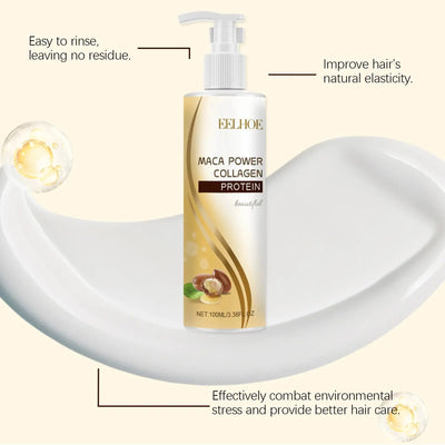 Collagen Shampoo and Conditioner for Hair Cleaning Scalp Nourish Hair Strengthening Shampoo Keratin Repair Mask Soft Hair Care