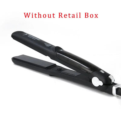 Hair Straightening Iron Professional Steam Hair Straightener Ceramic Vapor Hair Flat Iron Seam Curler Steamer Hair Styling Tool Set 2 no box EU