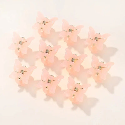 10/20/30Pcs New Colorful Butterfly Mini Hair Clip Accessories 3875-17 20pcs