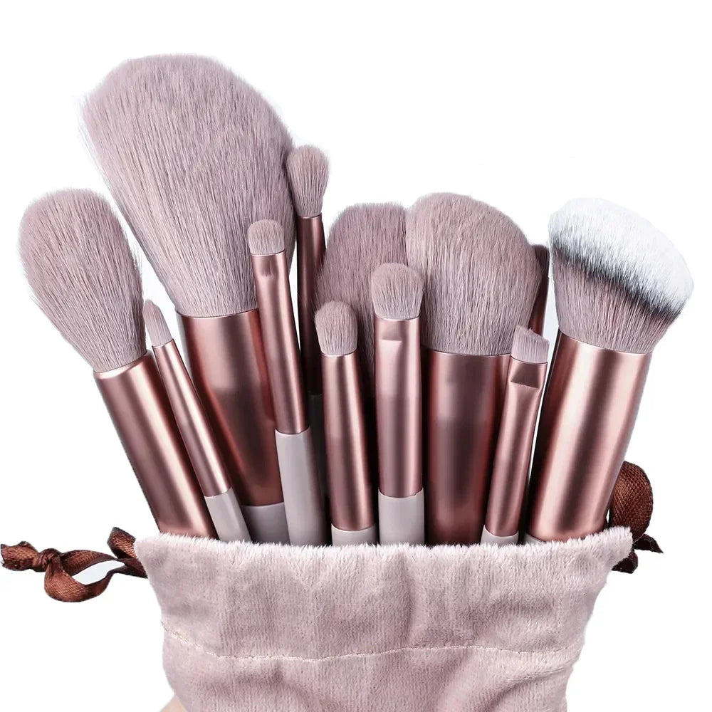 13Pcs Soft Fluffy Makeup Brushes Set for Cosmetics Tools