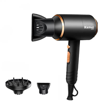High-power hair dryer Black