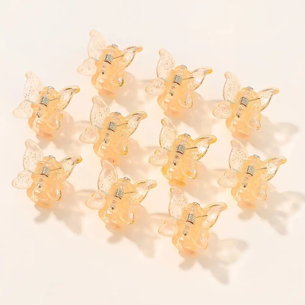 10/20/30Pcs New Colorful Butterfly Mini Hair Clip Accessories 3875-6 10pcs