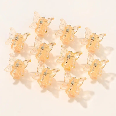 10/20/30Pcs New Colorful Butterfly Mini Hair Clip Accessories 3875-6 10pcs