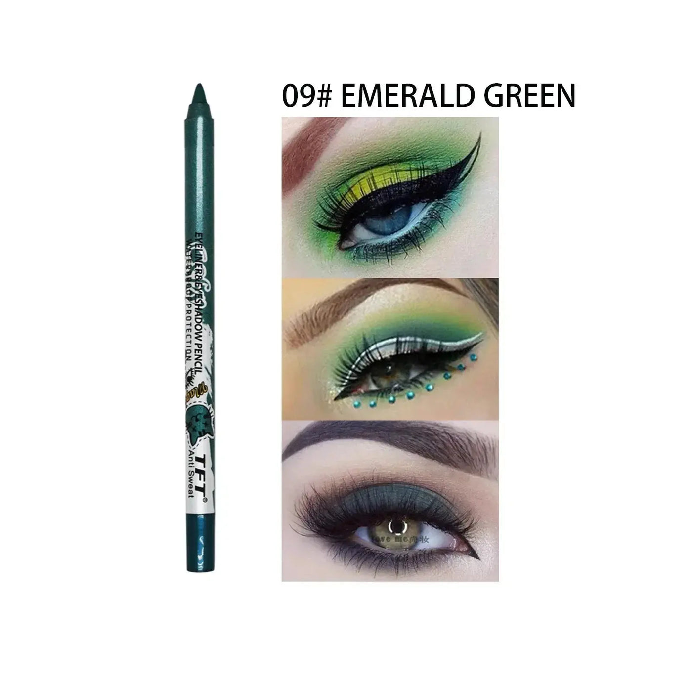 Colorful Long-lasting Eyeliner Pencil Waterproof Quick-dry No Blooming Blue Pink Eye Liner Pen Eyes Makeup Cosmetics Tools 9