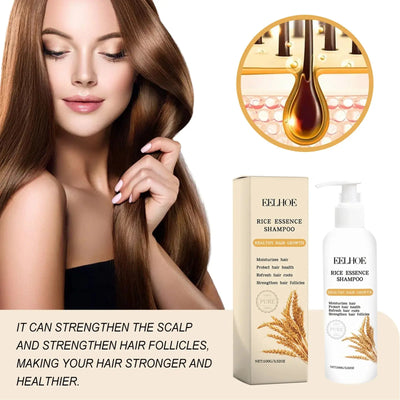Rice Shampoo and Conditioner for Hair Growth Moisturizing Scalp Deep Cleansing to Strengthen Hair Oil of Rosemary Shampoo 100g