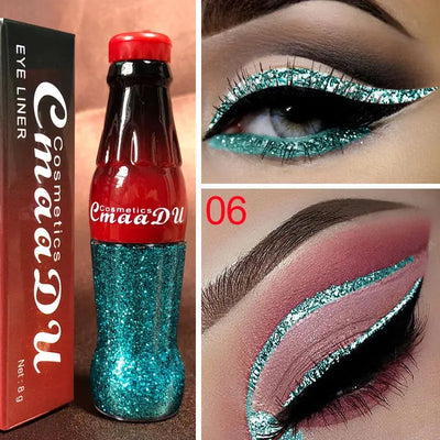 Glitter Liquid Eyeliner Waterproof Long Lasting Diamond Durable Shiny Sequins Eye Pencil 06