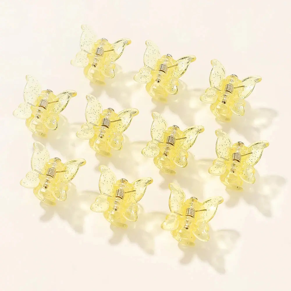 10/20/30Pcs New Colorful Butterfly Mini Hair Clip Accessories 3875-7 10pcs
