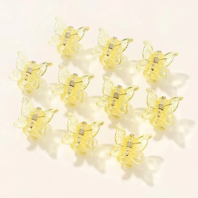 10/20/30Pcs New Colorful Butterfly Mini Hair Clip Accessories 3875-7 10pcs